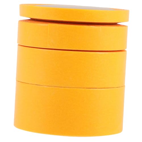 DOITOOL 4Rollen Malerband Hochwertiges Kreppband für Präzise Malerarbeiten DIY Projekte und Autoanwendungen Professionelles Maskierungstape ohne Rückstände von DOITOOL