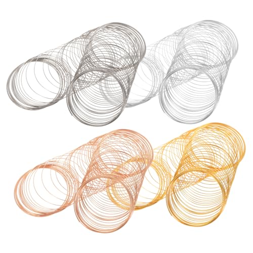 DOITOOL 4Rollen Schmuckdraht Multifunktionale Verschleiß Resistente Drähte für Armband und Schmuckherstellung Hochwertige DIY Zubehör für Handwerk DOITOOL 4Rollen Schmuckdraht Multifunktionale Verschleiß Resistente Drähte für Armband und Schmuckherstellung Hochwertige DIY Zubehör für Handwerk von DOITOOL
