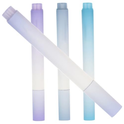 DOITOOL 4Stücke Bunte Highlighter Stifte Multifunktionale Marker für Notizen Kunstdesign Scrapbooking und Geschenkideen für Schüler und Bürobedarf von DOITOOL