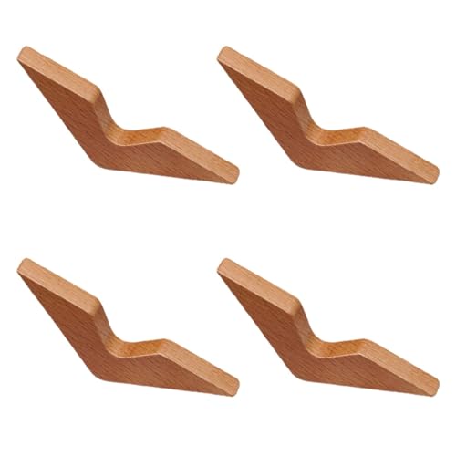 DOITOOL 4Stücke Daumen Lesezeichen Aus Holz Praktische Buchseitenhalter Für Einhändiges Und Wiederverwendbar Lesezubehör Für Buchliebhaber von DOITOOL