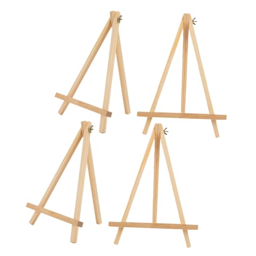 DOITOOL 4Stücke Faltbare Holzstaffeleien für Handwerk Tischstaffelei für Erwachsene Studenten Ergonomisches Design Langlebig von DOITOOL
