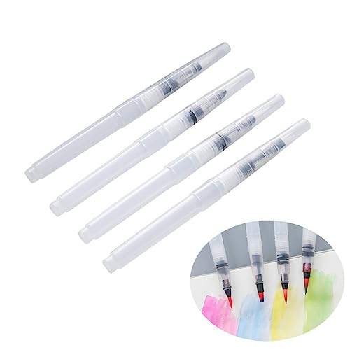 DOITOOL 4Stücke Teiliges Wasserfarben Pinselset für Aquarellmalerei Wasserlösliche Stifte Pinselstifte und Marker für Kreative Farbmischungen und Geeignet für Künstler von DOITOOL