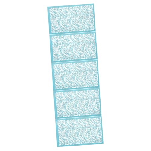 DOITOOL 5 Blätter Kaninchentonvorlage Schablone Seide Bildschirm Handwerk Siebdruck-Vorlage Siebdruckform Polyester Blau DOITOOL 5 Blätter Kaninchentonvorlage Schablone Seide Bildschirm Handwerk Siebdruck-Vorlage Siebdruckform Polyester Blau von DOITOOL