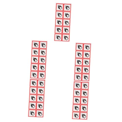 DOITOOL 5 Blätter Selbstklebende Warnaufkleber für Brennbare Flüssigkeiten PVC Feuergefahr Schild Einsetzbare Sicherheitskennzeichnung für Industrie Schule Wald und Bereiche DOITOOL 5 Blätter Selbstklebende Warnaufkleber für Brennbare Flüssigkeiten PVC Feuergefahr Schild Einsetzbare Sicherheitskennzeichnung für Industrie Schule Wald und Bereiche von DOITOOL