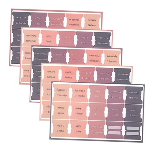 DOITOOL 5 Bögen Bibel Index Aufkleber Bibel Etiketten Tabs Journale Für Frauen Bibel Etiketten Bibelbuch Tabs Bibel Für Frauen Bibel Studienjournal Bibel Cover Bibel Tabs Bibel DOITOOL 5 Bögen Bibel Index Aufkleber Bibel Etiketten Tabs Journale Für Frauen Bibel Etiketten Bibelbuch Tabs Bibel Für Frauen Bibel Studienjournal Bibel Cover Bibel Tabs Bibel von DOITOOL