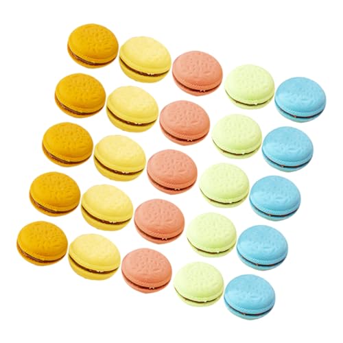 DOITOOL 5 Boxen Macaron Radiergummis für Bunte Keks Radierer für Schule und Basteln als Mitgebsel für Kindergeburtstage und Kreative von DOITOOL