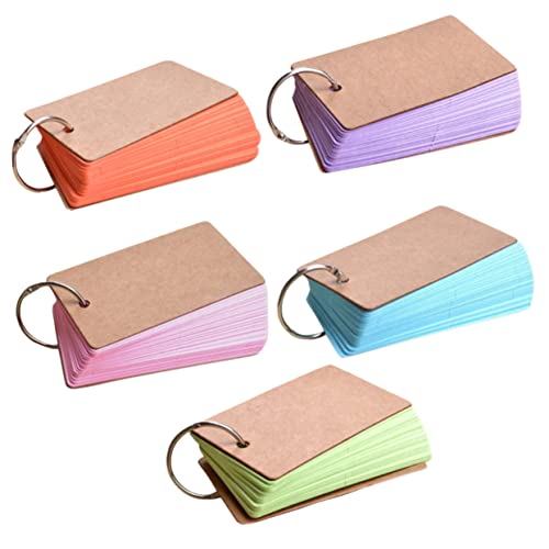 DOITOOL 5 Farbiger Notizblock Mehrfarbig Karteikarten Leere Revisionskarten Für Lernkarten Flashcard Lernkarten Leer Einfache Karten Notizen Für Karten Studieren Farbige Notizkarten Papier DOITOOL 5 Farbiger Notizblock Mehrfarbig Karteikarten Leere Revisionskarten Für Lernkarten Flashcard Lernkarten Leer Einfache Karten Notizen Für Karten Studieren Farbige Notizkarten Papier von DOITOOL