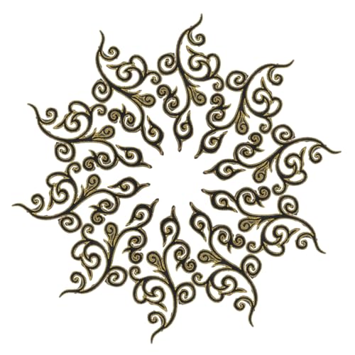 DOITOOL 5 Paare Aufnäher Mit Wolkenrolle Als Stickerei Kleidung Bestickt Applikationen Traditionelle Stickapplikation Stoff Nähen Stickereiflecken Gestickte Anwendung Baumwolle Sky-blue von DOITOOL