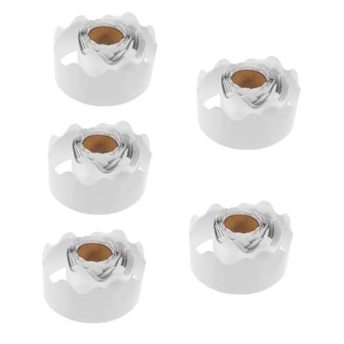 DOITOOL 5 Rollen Dekorative Pinnwand Bordüre für Klassenzimmer und Zuhause Scherenrand Design aus Stabiler Schwarzer Dekorpapier für Diy und Bastelprojekte von DOITOOL