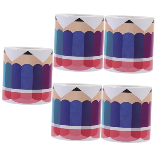 DOITOOL 5 Rollen Dekorativer Randaufkleber aus Abnehmbares Bordpapier für Kreative Klassenzimmer Dekoration für Fenster und Wände Leicht und Verschleißfest Vielseitig Einsetzbar DOITOOL 5 Rollen Dekorativer Randaufkleber aus Abnehmbares Bordpapier für Kreative Klassenzimmer Dekoration für Fenster und Wände Leicht und Verschleißfest Vielseitig Einsetzbar von DOITOOL