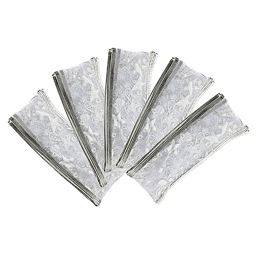 DOITOOL 5 Rollen Geschenkband Glitzer Schleifenband für DIY Bastelprojekte Geschenkverpackung und Partydekoration Hochwertiges Langlebiges Polyesterband von DOITOOL