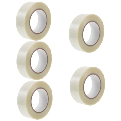 DOITOOL 5 Rollen Hochbelastbares Klebeband Transparentes Reparatur und Verpackungsband mit Außergewöhnlicher Haftung Hitzebeständig und Langlebig für Vielseitige Anwendungen von DOITOOL