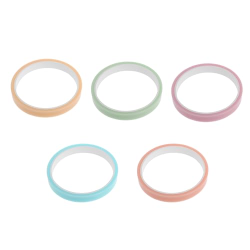 DOITOOL 5 Rollen Klebriges Ballband Klebeband Klebriges Rollband Klebriges Kugelband Farbig Klebrige Bänder Groß Klebrige Kugelbänder Farbband Selber Machen Plastik von DOITOOL