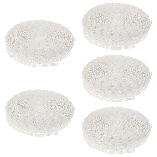 DOITOOL 5 Rollen Lace Trim Weißes Spitzenband für Hochzeit Dekoration Diy Nähzubehör Milchseide für Handwerk und Brautkleid DOITOOL 5 Rollen Lace Trim Weißes Spitzenband für Hochzeit Dekoration Diy Nähzubehör Milchseide für Handwerk und Brautkleid von DOITOOL
