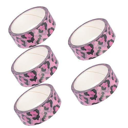DOITOOL 5 Rollen Papier Klebeband mit Animal Prints Dekorativ und Rückstandsfrei Vielseitig für Scrapbook Tagebuch und DIY aus Hochwertigem Papier Einfach Abreißbar Farbenfrohe Muster DOITOOL 5 Rollen Papier Klebeband mit Animal Prints Dekorativ und Rückstandsfrei Vielseitig für Scrapbook Tagebuch und DIY aus Hochwertigem Papier Einfach Abreißbar Farbenfrohe Muster von DOITOOL