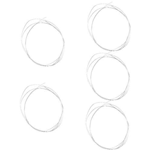 DOITOOL 5 Rollen Reine für Schmuckherstellung Diy Schmuckdraht Vielseitig und Hautfreundlich für Armbänder und Ringe von DOITOOL