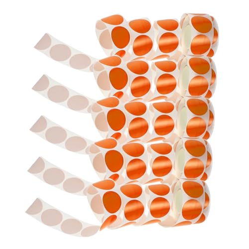 DOITOOL 5 Rollen Runde Selbstklebende Aufkleber Blanko Etiketten mit Glatter Schreibfläche Starke Haftung für Farbkodierung DIY Beschriftung Sichere Versiegelung und Handgemachte DOITOOL 5 Rollen Runde Selbstklebende Aufkleber Blanko Etiketten mit Glatter Schreibfläche Starke Haftung für Farbkodierung DIY Beschriftung Sichere Versiegelung und Handgemachte von DOITOOL
