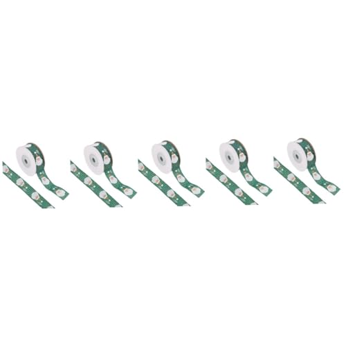 DOITOOL 5 Rollen Weihnachtliches Geschenkband Breit Lang mit Santa Claus Motiv Glatte Oberfläche ohne Falten Vielseitig für Geschenkverpackung Weihnachtsbaumdeko und DIY Bastelarbeiten DOITOOL 5 Rollen Weihnachtliches Geschenkband Breit Lang mit Santa Claus Motiv Glatte Oberfläche ohne Falten Vielseitig für Geschenkverpackung Weihnachtsbaumdeko und DIY Bastelarbeiten von DOITOOL