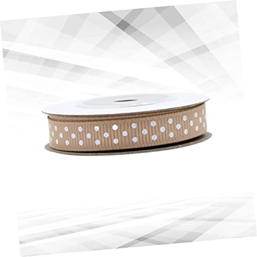 DOITOOL 5 Rollen Yards Dotted Pattern Geschenkband für DIY Dekorationen Breites Strapazierfähiges und Elegantes Geschenkverpackungsband Khaki für Partys und Bastelprojekte DOITOOL 5 Rollen Yards Dotted Pattern Geschenkband für DIY Dekorationen Breites Strapazierfähiges und Elegantes Geschenkverpackungsband Khaki für Partys und Bastelprojekte von DOITOOL