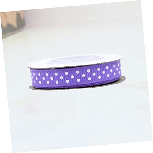 DOITOOL 5 Rollen Yards Gepunktetes Muster Geripptes Geschenkband für DIY Bastelprojekte und Dekoration Lila Schleifen Hochzeiten und Partys DOITOOL 5 Rollen Yards Gepunktetes Muster Geripptes Geschenkband für DIY Bastelprojekte und Dekoration Lila Schleifen Hochzeiten und Partys von DOITOOL