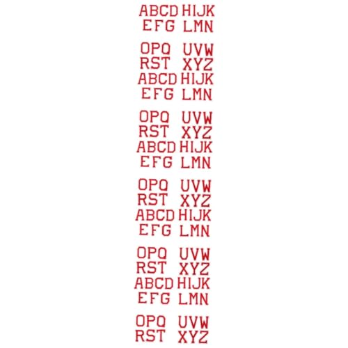DOITOOL 5 Sätze Aufbügelbare Patches Für Diy Kleidung Aufnäher Für Shirts Jacken Pullover Und Mehr Für Designs 26 Stücke * 5 von DOITOOL
