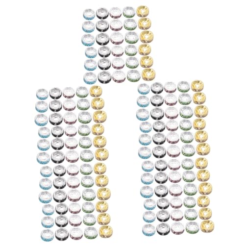 DOITOOL 5 Sätze Bastelperlen Mischfarben Schmuckherstellung Runde Spacer Perlen Mit Kristall Für Diy Armbänder Und Langlebig Und Hautfreundlich 300 Stück * 5 DOITOOL 5 Sätze Bastelperlen Mischfarben Schmuckherstellung Runde Spacer Perlen Mit Kristall Für Diy Armbänder Und Langlebig Und Hautfreundlich 300 Stück * 5 von DOITOOL