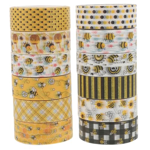 DOITOOL 5 Sätze Blumenband Washi Tape -aufkleber Für Das Journaling Dekoratives Washi Tape Washi-tape-aufkleber Retro-washi-tape Dekorative Klebebänder Selber Machen 12 Rollen * 5 von DOITOOL