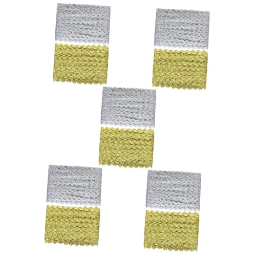 DOITOOL 5 Sätze Braided Trim Für Bastelprojekte Und Vielseitig Einsetzbar Für Kleidung Taschen Und Heimdekoration Metallische Oberfläche Auffällige Farben Verzieren 2 Rollen * 5 DOITOOL 5 Sätze Braided Trim Für Bastelprojekte Und Vielseitig Einsetzbar Für Kleidung Taschen Und Heimdekoration Metallische Oberfläche Auffällige Farben Verzieren 2 Rollen * 5 von DOITOOL
