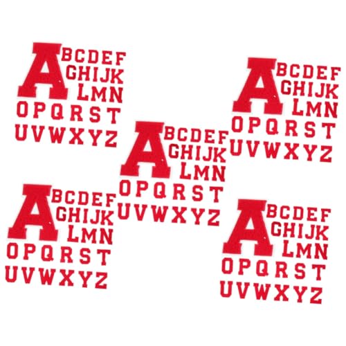 DOITOOL 5 Sätze Brief Sticklogo Flicken Nähen Stickerei Gestickte Aufnäher Für Bekleidungsstücke Flecken Bestickt Patches Nähen Dekorative Kleidung Kleidungsflicken Rot 26 Stück * 5 DOITOOL 5 Sätze Brief Sticklogo Flicken Nähen Stickerei Gestickte Aufnäher Für Bekleidungsstücke Flecken Bestickt Patches Nähen Dekorative Kleidung Kleidungsflicken Rot 26 Stück * 5 von DOITOOL