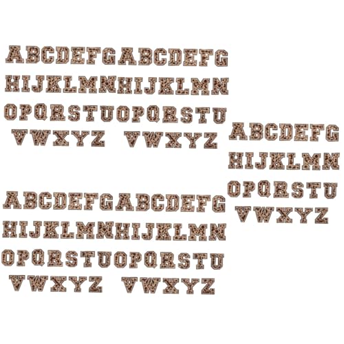 DOITOOL 5 Sätze Buchstaben Patch Patches Für Kleidung Gestickte Patches Patch Buchstaben Aufbügler Buchstaben Für Kleidung Stoffbuchstaben Aufbügler Große Aufbügler 26 Stücke * 5 von DOITOOL