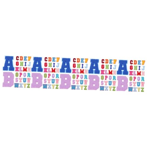 DOITOOL 5 Sätze Bügelbuchstaben Patches Für Kleidung Diy Stoffaufnäher Zum Aufbügeln Vielseitig Einsetzbar Für Jeans Taschen Und Mehr Langlebig Und Hautfreundlich 26 Stücke * 5 DOITOOL 5 Sätze Bügelbuchstaben Patches Für Kleidung Diy Stoffaufnäher Zum Aufbügeln Vielseitig Einsetzbar Für Jeans Taschen Und Mehr Langlebig Und Hautfreundlich 26 Stücke * 5 von DOITOOL