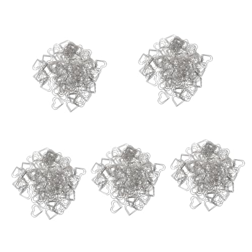 DOITOOL 5 Sätze Büroklammern Dekorative Papierklammern Für Büro Schule Und Zuhause Kreative Herzform Leicht Für Notizen Und 100 Stück * 5 DOITOOL 5 Sätze Büroklammern Dekorative Papierklammern Für Büro Schule Und Zuhause Kreative Herzform Leicht Für Notizen Und 100 Stück * 5 von DOITOOL