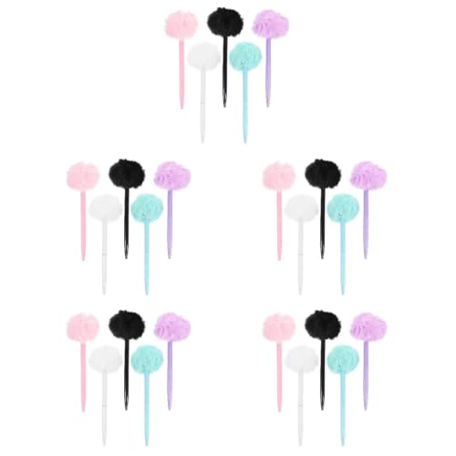 DOITOOL 5 Sätze Das Entpacken Süße Stifte Süßer Stift Stifte Süß Mehrfarbige Kugelschreiber Im Cartoon-stil Büro Stift Kawaii-stifte Süßer Kugelschreiber Lehrerstifte Pp 5 Stücke * 5 von DOITOOL