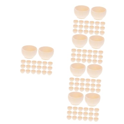 DOITOOL 5 Sätze Diy Holzschalen Unlackierte Mini Holzschalen Für Bastelprojekte Dekoration Für Zuhause Kleine Schalen Gestalten Von Kunstwerken 20 Stück * 5 DOITOOL 5 Sätze Diy Holzschalen Unlackierte Mini Holzschalen Für Bastelprojekte Dekoration Für Zuhause Kleine Schalen Gestalten Von Kunstwerken 20 Stück * 5 von DOITOOL