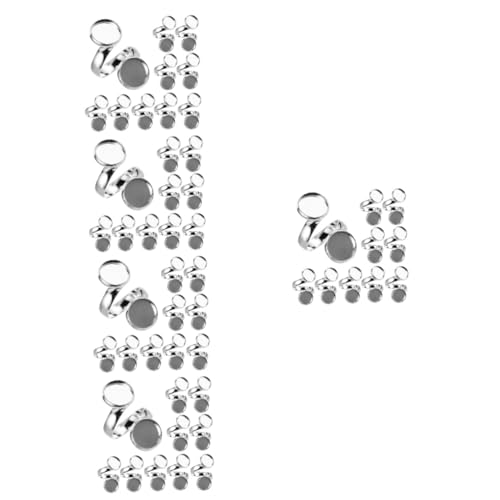 DOITOOL 5 Sätze Diy Ring Blanks Kupfer Verstellbare Ringe Basis Für Schmuckherstellung Leere Ringe Für Bastelbedarf Für Persönliche Designs Und Projekte 10 Stück * 5 von DOITOOL