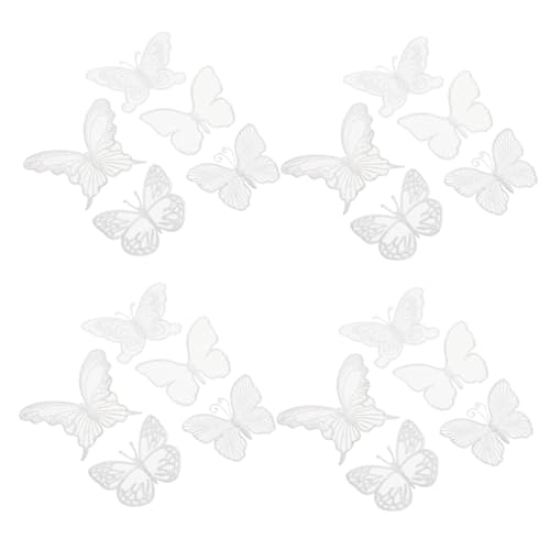 DOITOOL 5 Sätze Diy Schmetterling Stoffapplikationen Dekorative Patches Für Kleidung Hochzeitskleid Handarbeit Vielseitige Ornamente Für Designs 50 Stück * 5 von DOITOOL