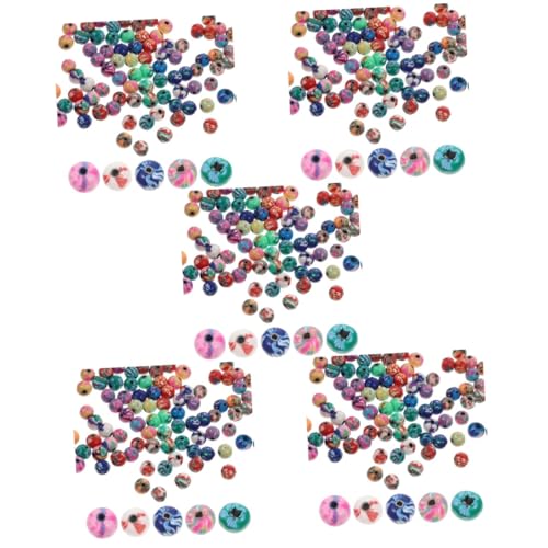 DOITOOL 5 Sätze Farbige Perlen Schmuckperlen Bunte Tonperlen Perlenhandwerk Tonperlenstränge Kleine Runde Farbenfrohe Perlen Diy-perlen Dekorative Perlen Polymer-ton 100 Stück * 5 DOITOOL 5 Sätze Farbige Perlen Schmuckperlen Bunte Tonperlen Perlenhandwerk Tonperlenstränge Kleine Runde Farbenfrohe Perlen Diy-perlen Dekorative Perlen Polymer-ton 100 Stück * 5 von DOITOOL