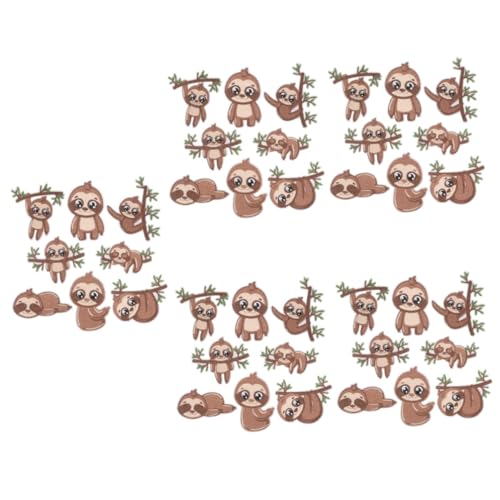 DOITOOL 5 Sätze Faultier-patch Name Faultier Bestickte Aufnäher Stoffreparaturflicken Gestickte Anwendung Aufnäher Nähen Faultierförmige Applikation Hallo Anime-patches Banner 8 Stücke * 5 DOITOOL 5 Sätze Faultier-patch Name Faultier Bestickte Aufnäher Stoffreparaturflicken Gestickte Anwendung Aufnäher Nähen Faultierförmige Applikation Hallo Anime-patches Banner 8 Stücke * 5 von DOITOOL