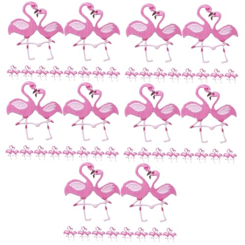 DOITOOL 5 Sätze Flamingo Aufnäher Zum Aufbügeln Gestickte Applikationen Für Kleidung Taschen Hüte Diy Bastelbedarf Für Reparaturen Und Dekoration 10 Stück * 5 DOITOOL 5 Sätze Flamingo Aufnäher Zum Aufbügeln Gestickte Applikationen Für Kleidung Taschen Hüte Diy Bastelbedarf Für Reparaturen Und Dekoration 10 Stück * 5 von DOITOOL