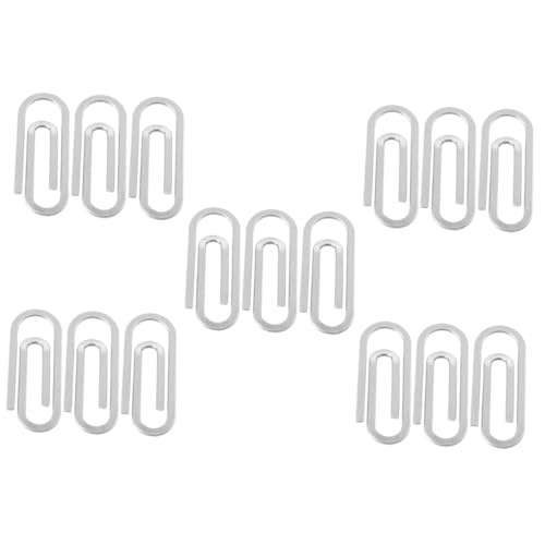 DOITOOL 5 Sätze Geldbörse Papierclips Schreibtisch Büroklammer Tragbarer Dateiclip Kleine Büroklammern Klammern Für Papier Geldklammern Halteklammern Rostfreier Stahl Silber 3 Stücke * 5 DOITOOL 5 Sätze Geldbörse Papierclips Schreibtisch Büroklammer Tragbarer Dateiclip Kleine Büroklammern Klammern Für Papier Geldklammern Halteklammern Rostfreier Stahl Silber 3 Stücke * 5 von DOITOOL