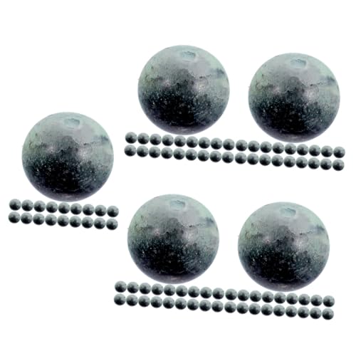 DOITOOL 5 Sätze Glasperlen Diy Schmuckperlen Zum Auffädeln Runde Lose Glasperlen Für Armbänder Und Dekorationen Für Bastelprojekte 150 Stück * 5 von DOITOOL