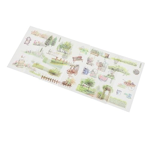 DOITOOL 5 Sätze Handbuch Aufkleber Dekorative Sticker Kleber für Scrapbooking und Diy Wasserfarben Cartoon Design für Geschenkkarten und Journalgestaltung DOITOOL 5 Sätze Handbuch Aufkleber Dekorative Sticker Kleber für Scrapbooking und Diy Wasserfarben Cartoon Design für Geschenkkarten und Journalgestaltung von DOITOOL