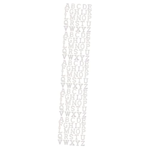 DOITOOL 5 Sätze Heiße Diamant-buchstabenaufkleber Flecken Stoff Königlich Gepatcht Patch-briefe Applikationen Stich Alphabet Name Kleidung Funkelnd Blenden Silber 26 Stück * 5 DOITOOL 5 Sätze Heiße Diamant-buchstabenaufkleber Flecken Stoff Königlich Gepatcht Patch-briefe Applikationen Stich Alphabet Name Kleidung Funkelnd Blenden Silber 26 Stück * 5 von DOITOOL