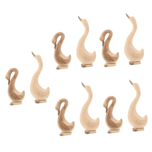 DOITOOL 5 Sätze Holz Gans Unbearbeitet Diy Holzfiguren Für Bastelbedarf Holz Für Graffiti Und Dekorieren Partys Und Gestaltung 2 Stück * 5 DOITOOL 5 Sätze Holz Gans Unbearbeitet Diy Holzfiguren Für Bastelbedarf Holz Für Graffiti Und Dekorieren Partys Und Gestaltung 2 Stück * 5 von DOITOOL