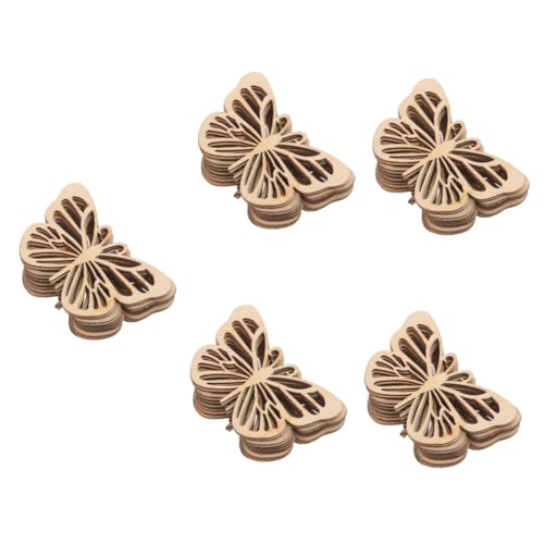 DOITOOL 5 Sätze Holzschmetterlinge Zum Basteln Unbemalte Diy Holzscheiben Blanko Holz Ausschnitte Für Handarbeiten Und Dekorationen 10 Stück * 5 DOITOOL 5 Sätze Holzschmetterlinge Zum Basteln Unbemalte Diy Holzscheiben Blanko Holz Ausschnitte Für Handarbeiten Und Dekorationen 10 Stück * 5 von DOITOOL