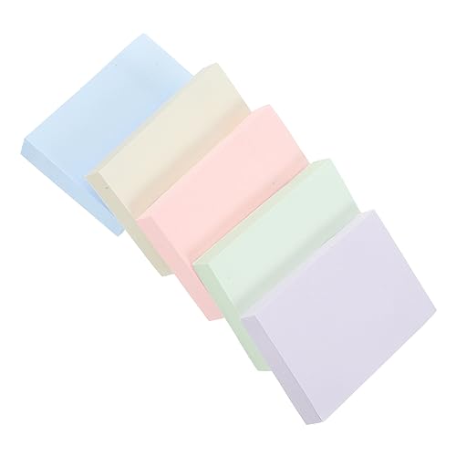 DOITOOL 5 Sätze Kawaii Haftnotizen Pack Selbstklebende Notizzettel Bunten Praktische To Do Listen für Büro Schule und Zuhause für Kreative Archivierung und Markierung von DOITOOL