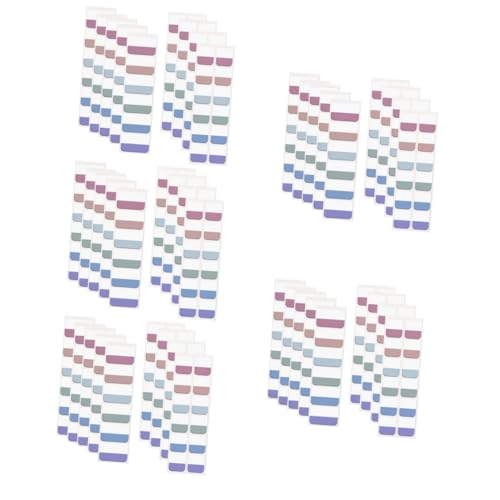 DOITOOL 5 Sätze Klebezettel Multifunktionale Haftnotizen für Büro und Haushalt Beschreibbare Seitenmarkierer und Praktische Lesezeichen für Notizen und Dokumente von DOITOOL