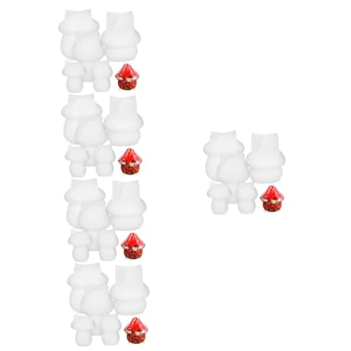 DOITOOL 5 Sätze Kleine Silikonformen Für Pilzgläser Teiliges Zum Diy Gestalten Von Dekorativen Aufbewahrungsgläsern Langlebige Epoxidharz Gießformen Für Handwerksprojekte 5 Stück * 5 von DOITOOL