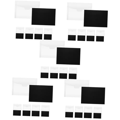 DOITOOL 5 Sätze Magnetische Stanzformen Aufbewahrungstaschen Transparente Kunststoffbeutel für Stanzschablonen mit Weichen Magneten für Scrapbooking und DIY Projekte von DOITOOL