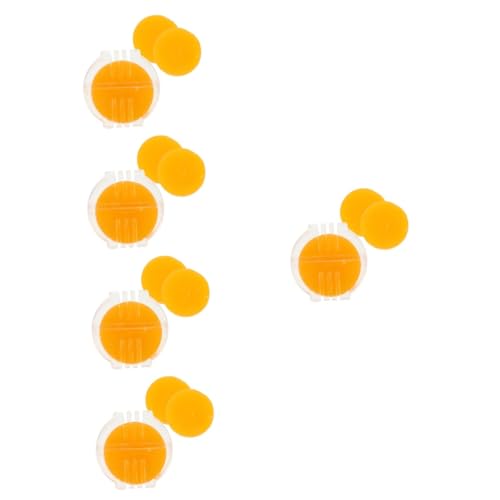 DOITOOL 5 Sätze Nähgarnhersteller Stickerei Nähen Für Schmelzen Faden Paraffin Herstellung Zahnseide Steppgarn Wachs Bienenwachs Basteln Stickwerkzeug Quilten Nähgarn Orange Plastik von DOITOOL